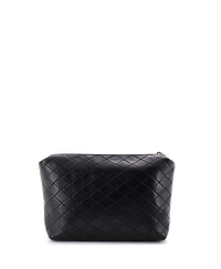 Pre-Owned Saint Laurent Gaby Zipped Pouch Quilted Leather
