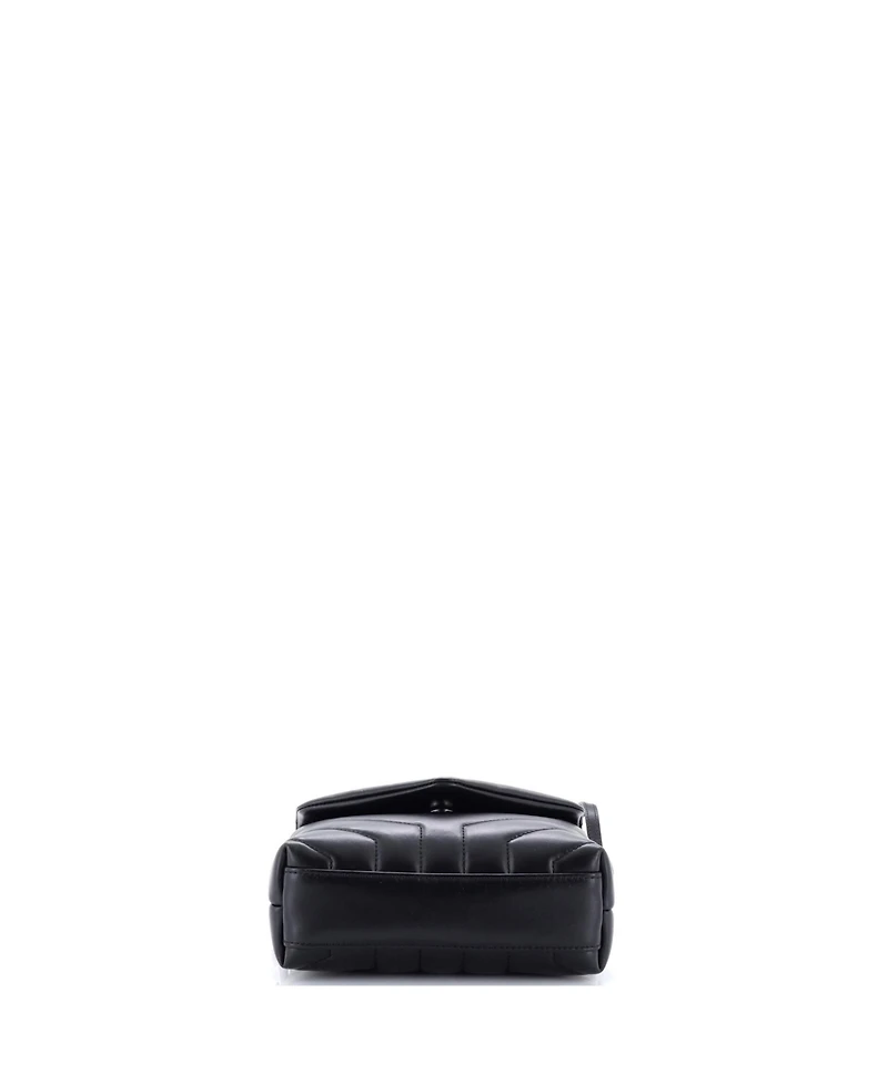 Pre-Owned Saint Laurent Toy Loulou Shoulder Bag Matelasse Chevron Leather