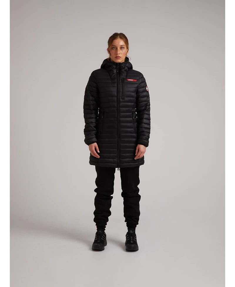 JACK1T Women's Satell1Te Longline Hooded Jacket
