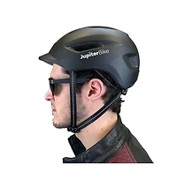 JupiterBike Helmet w/ Led Light and Integrated Visor