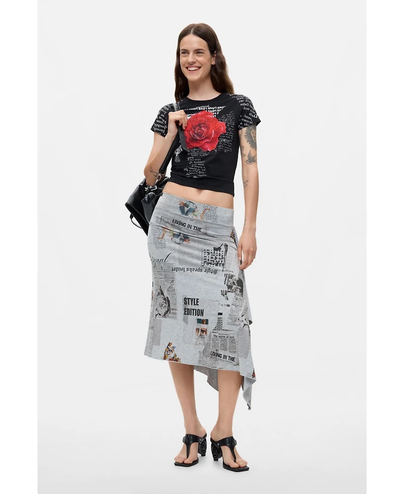 Desigual Women's Printed T-shirt 100 percentage cotton