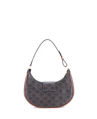 Pre-Owned Celine Ava Triomphe Bag Triomphe Coated Canvas