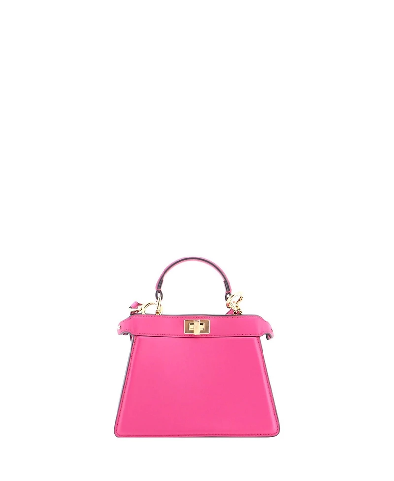 Pre-Owned Fendi Petite Peekaboo ISeeU Bag Leather