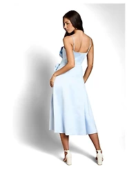 Coast Women's Corsage Detail Satin Midi Dress