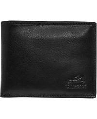 Men's Mancini Boulder Collection Rfid Secure Billfold with Removable Left Wing Passcase