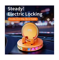 Artudatech 15W Wireless Car Charger - Auto-Clamping, 360degree(s) Rotation and Rgb Light