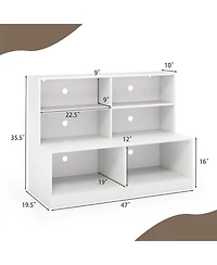 Slickblue Shoe Storage Cabinet for Entryway with 2 Anti-Tipping Safety Kits