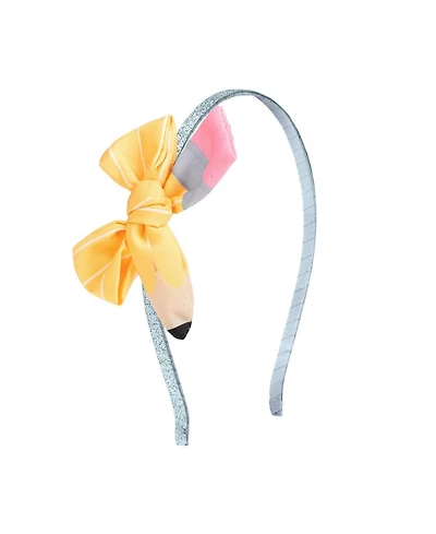 Sweet Wink Little and Big Girls School Days Pencil Bow Headband