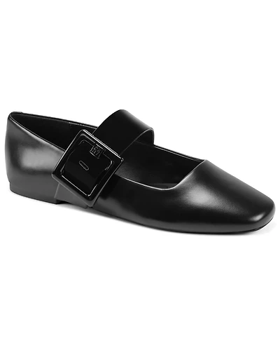 Dkny Women's Deyvonn Mary Jane Buckle Flats