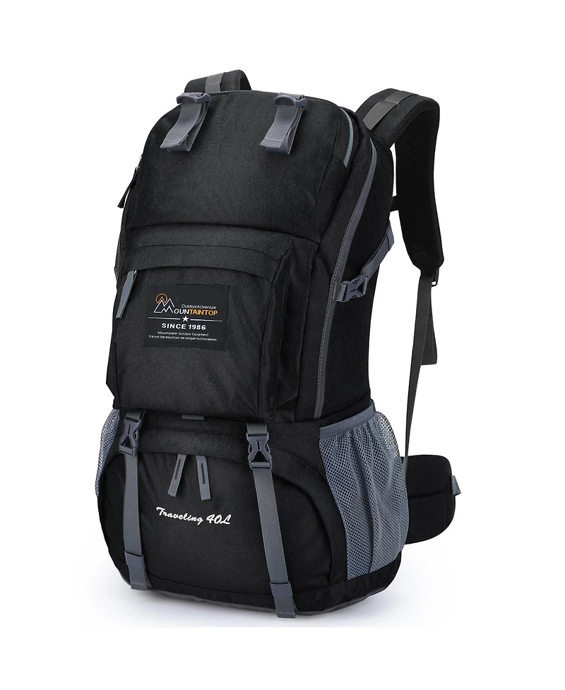 Mountaintop 40 Liter Hiking Backpack with 3 Liter Hydration Bladder for Women Men Outdoor Travel Camping Day Pack with Rain Cover