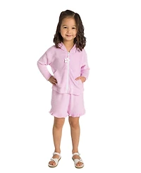 Florence Eiseman Toddler Girls Stripe Terry Shorts