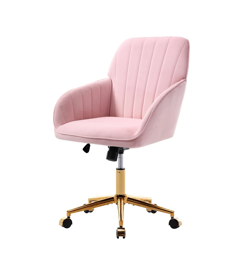 sumyeg Adjustable Office Chair Swivel Backrest Seat with Metal Base