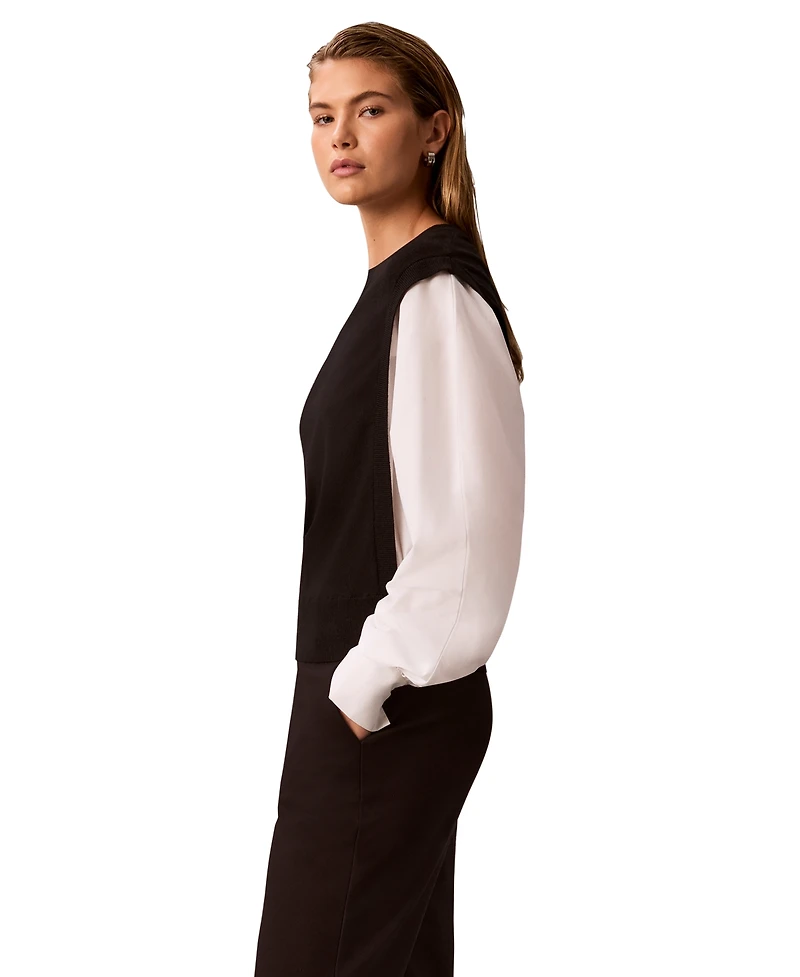 Calvin Klein Petite Crewneck Top