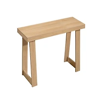 Sugift 36 Inch Console Table Modern Desk Behind the Couch Wooden Rectangle