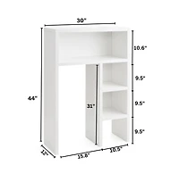 DormCo Yak About It Extra Tall Thick Desk Bookshelf Hutch