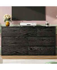 gaomon 7 Drawer Dresser for Bedroom, Wide Modern Chest of Drawers, Large Wood Wooden Storage Organizer Living Room