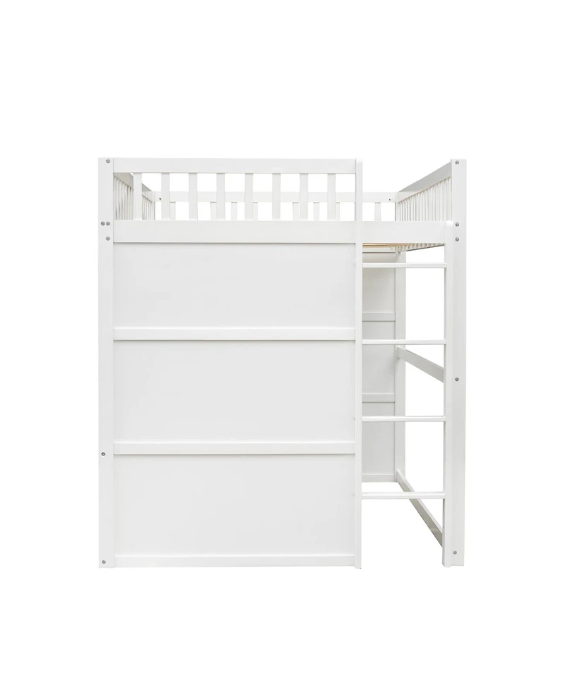 Streamdale Furniture Full Size House Loft Bed With Ladder