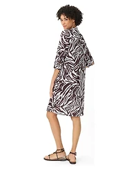 Olsen Women's Modern Animal Tunic Shirt Dress