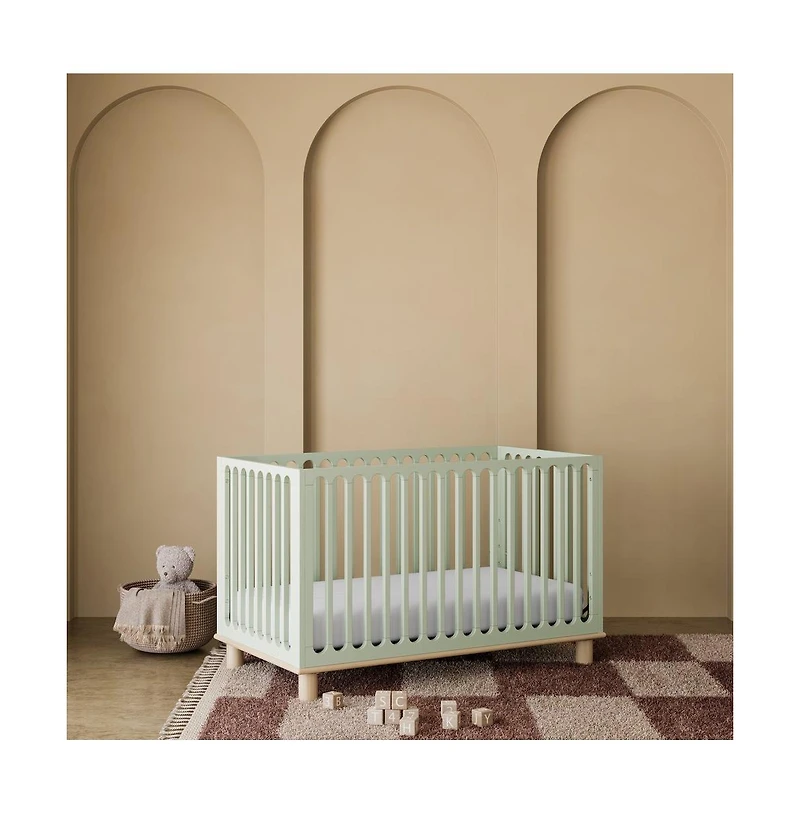 Storkcraft Deluxe 3-in-1 Convertible Crib with Bonus Toddler Guardrail