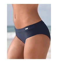 Lascana Women's Mid Rise Bikini High-Rise Full-Coverage High-Waist Swim Bottom
