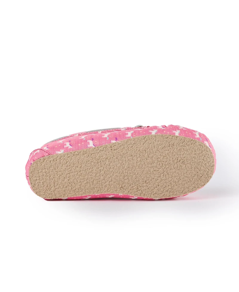 Minnetonka Kids' Unicorn Moccasin Slippers
