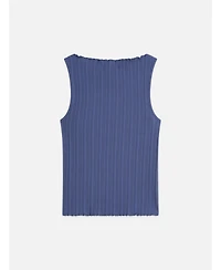 Scotch & Soda Women's and Tops Tees Structured Rib Tank, Oceana, X-Large