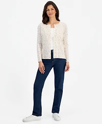Style & Co Women's Printed Cardigan Sweater, Macy's Exclusive