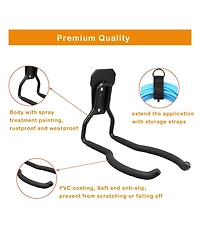 Xdovet Garden Tool Hanger Wall Hooks Weedeater Rack String Trimmer Organizer Storage