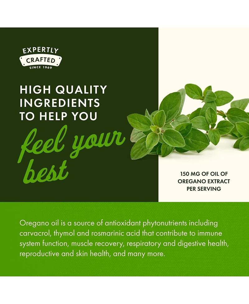 Swanson Oregano Oil 10:1 Extract, Digestive and Respiratory Support, Gastrointestinal and Urinary Tract Health, 150 Milligram, 120 Softgels