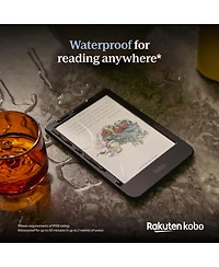 Kobo Clara Colour eReader with Misty SleepCover Case and Ac Bundle