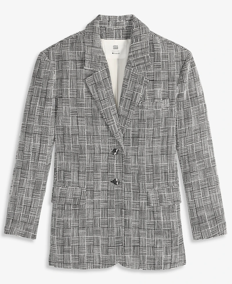 Jonathan Cohen X Macy's Women's Houndstooth Statement Blazer, Exclusive