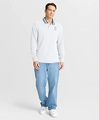 Fanatics Men's White Milano Cortina 2026 Winter Olympics Tipped Long Sleeve Polo Shirt
