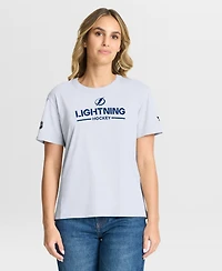Fanatics Women's White Tampa Bay Lightning Authentic Pro Primary T-Shirt