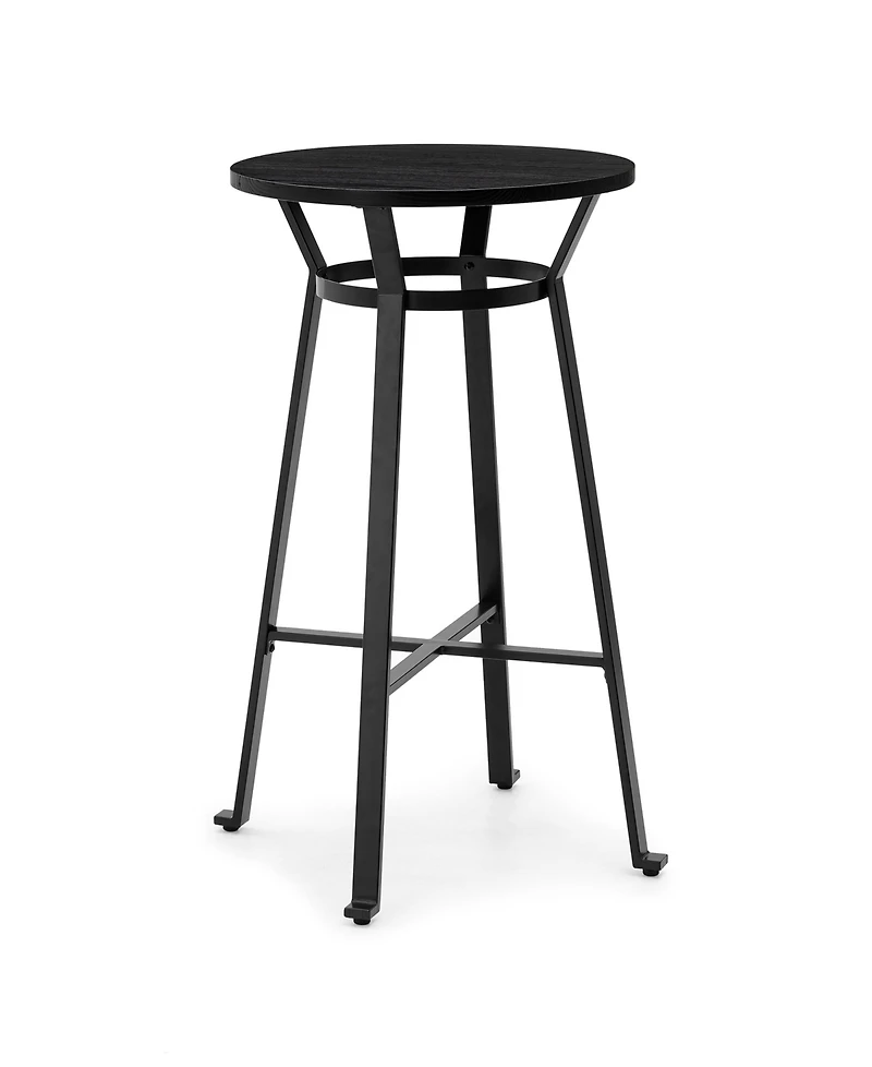 Glitzhome 41.25" Steel Round Bar Table