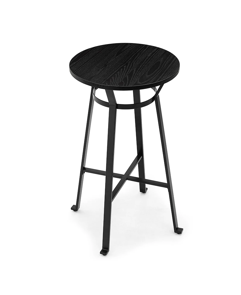 Glitzhome 41.25" Steel Round Bar Table