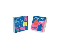 Tf Publishing Paper Goods 2027 Cats vs Adulting by Amy Smyth Daily Desktop Calendar