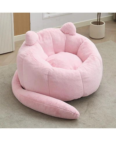 Streamdale Furniture Cat-Shaped Bean Bag Sofa