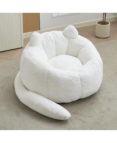 Streamdale Furniture Cat-Shaped Bean Bag Sofa
