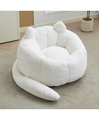 Streamdale Furniture Cat-Shaped Bean Bag Sofa