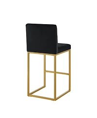 Streamdale Furniture Modern Fashion Counter Height Stools with Backrest Set of 2