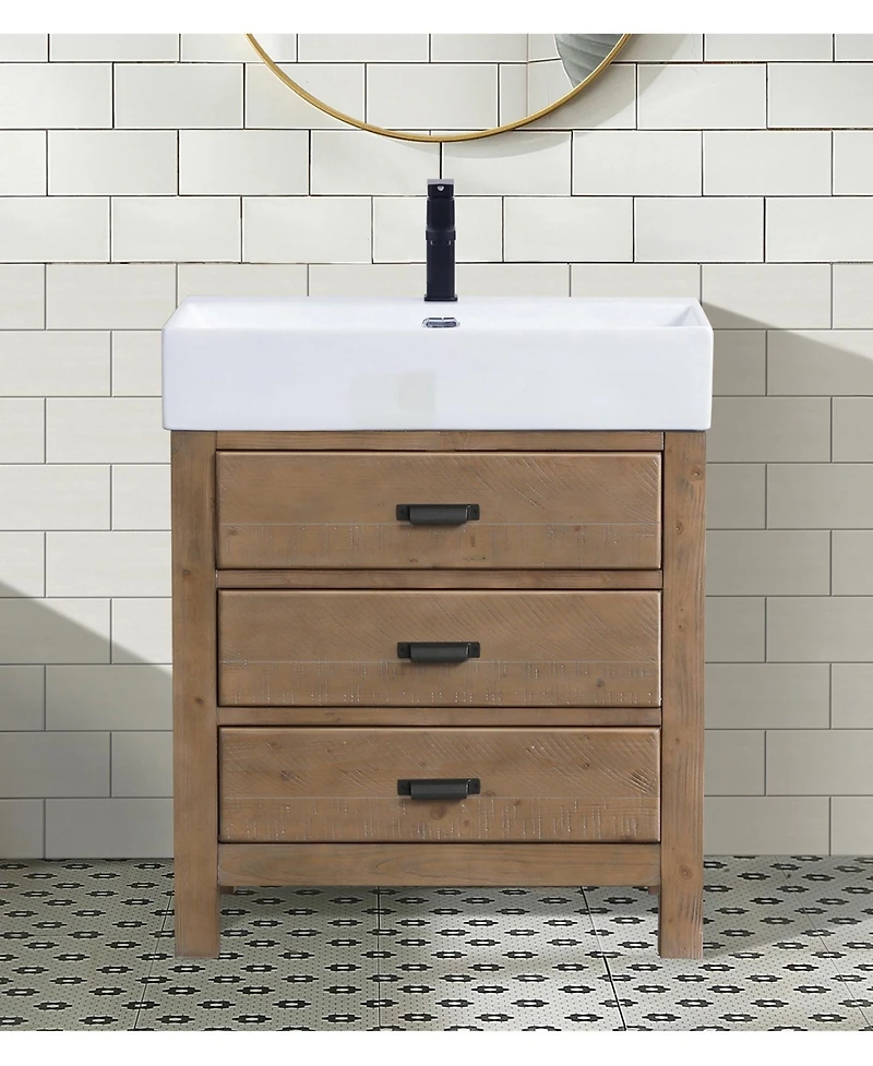 Ari Bath, Ava 30", Weathered Fir Finish