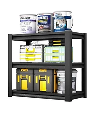 Streamdale Furniture Heavy-Duty 3-Tier Metal Aquarium Stand for 20-30 Gallon Tanks