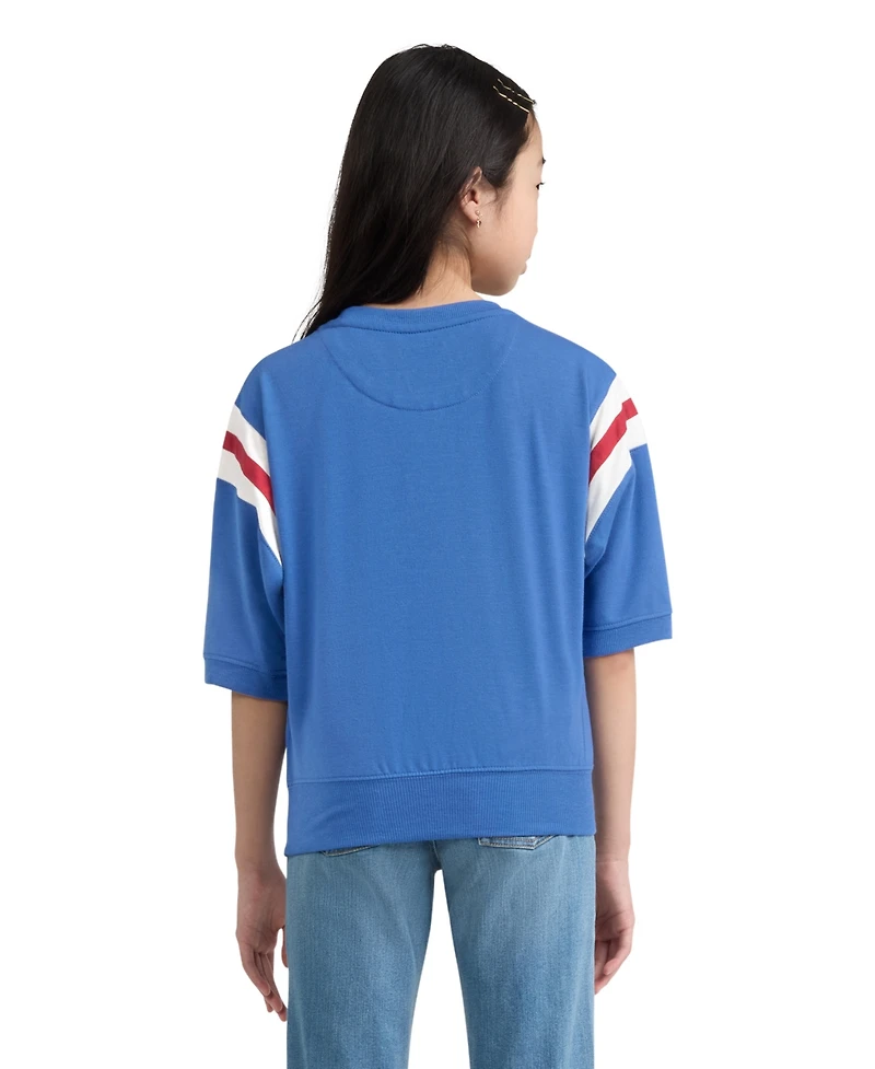 Levi's Girls' 7-16 Embroidered Crewneck Sweatshirt