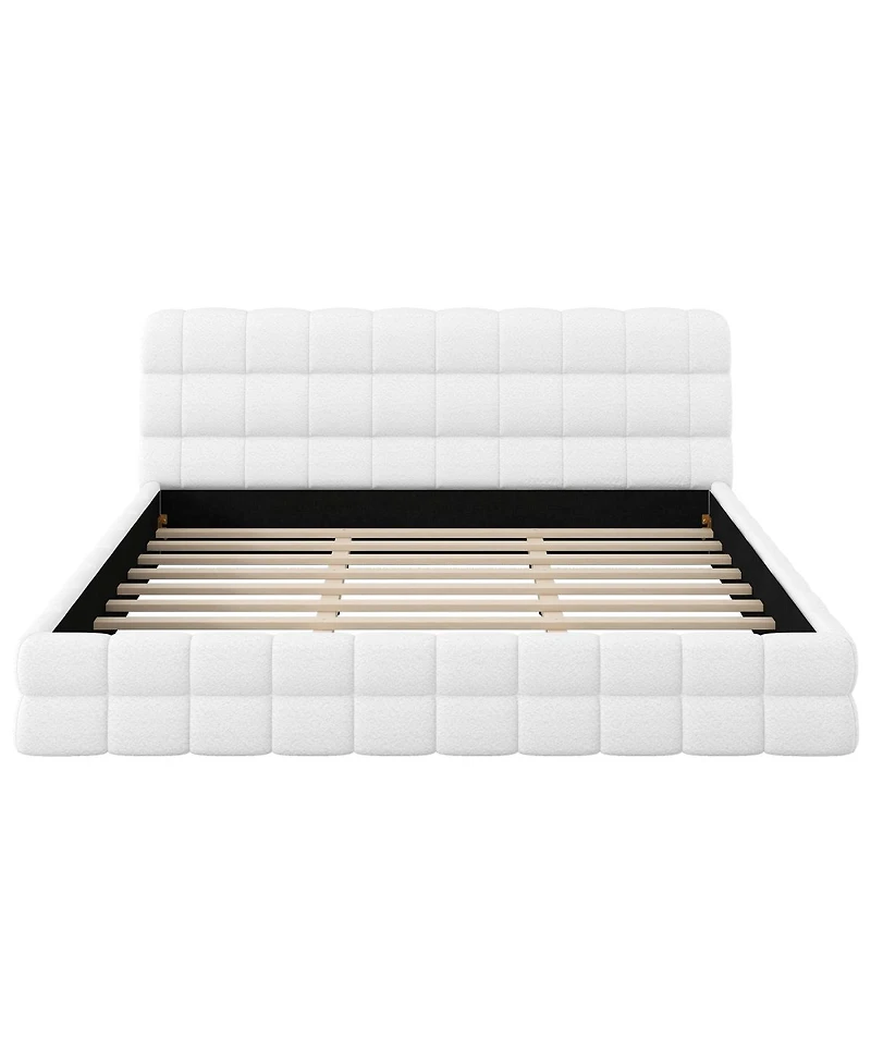 Streamdale Furniture King Size Upholstered Platform Bed