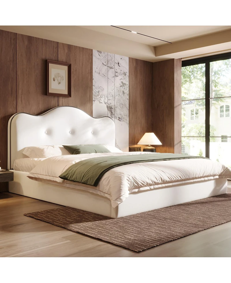 Streamdale Furniture King Size Upholstered Platform Bed