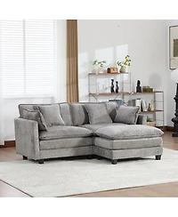 Streamdale Furniture Modular Cloud Sofa with Soft Chenille Fabric and Ergonomic Support