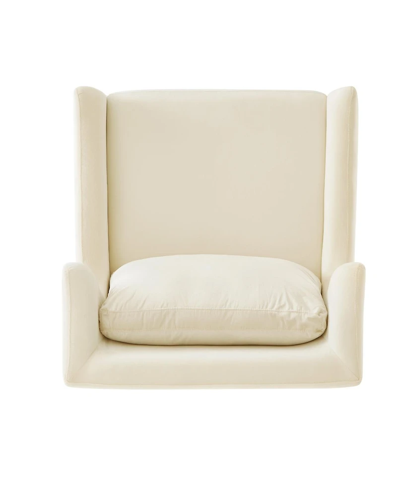 Streamdale Furniture Modern Velvet Accent Armchair for Living Room and Bedroom