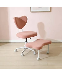 Streamdale Furniture Ergonomic Height-Adjustable Meditation Chair with Lumbar Support