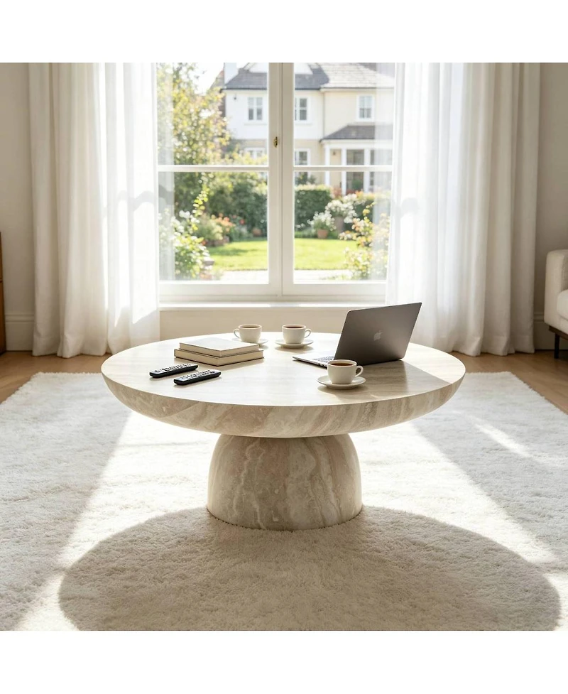 Streamdale Furniture Charming Mushroom Coffee Table for Stylish Leisure and Relaxation