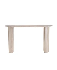 Streamdale Furniture 55.12'' Faux Marble Console Table for Living Room and Hallway